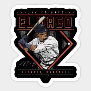 javier baez diamond name Sticker